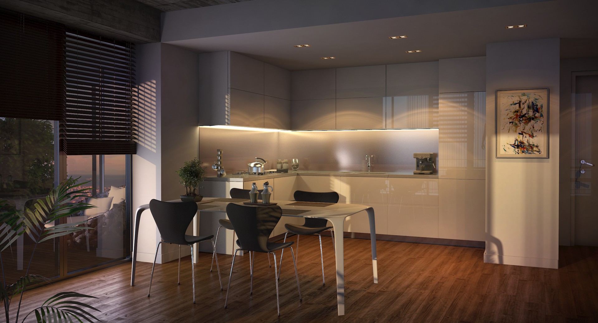 ‘DE’ kitchen night